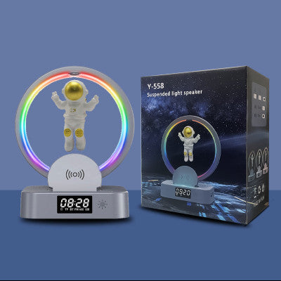 Magnetic Levitation Bluetooth Speaker Astronaut Home RGB Mini Radio TWS Sound Box Outdoor Wireless Subwoofer TF AUX USB